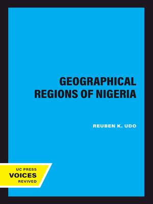 cover image of Geographical Regions of Nigeria